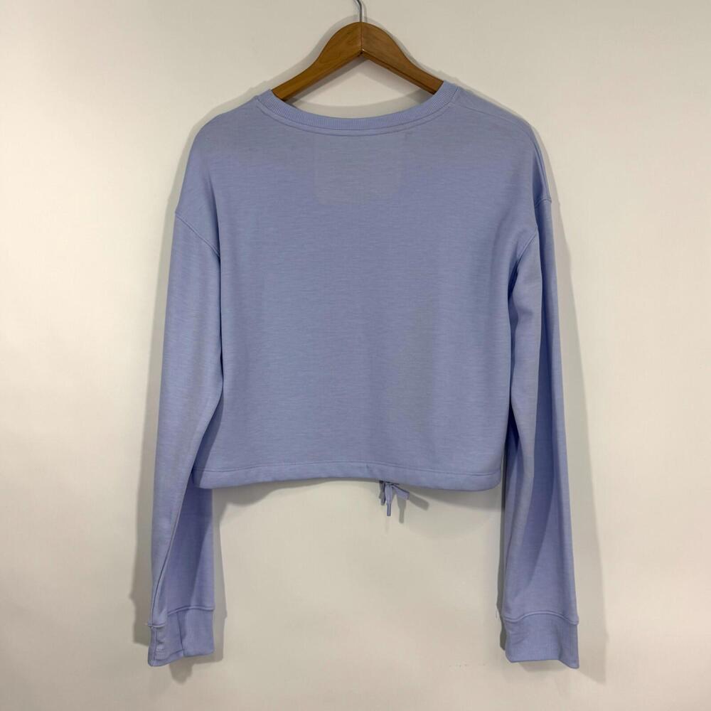 Tek Gear Women’s Size Medium Lavender Long Sleeve Brushed Fleece Sweatshirt - Picture 8 of 9